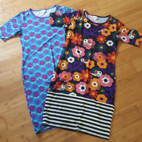 LuLaRoe Dresses & Skirts - Gently used bundle of 2 LuLaRoe Julia dresses